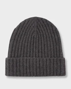 Grey Cashmere Beanie