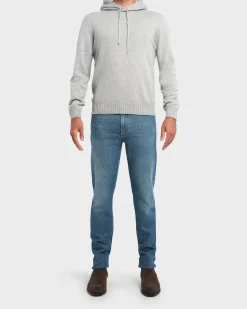 Grey Cashmere Hoodie