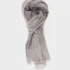 Grey Cashmere Scarf