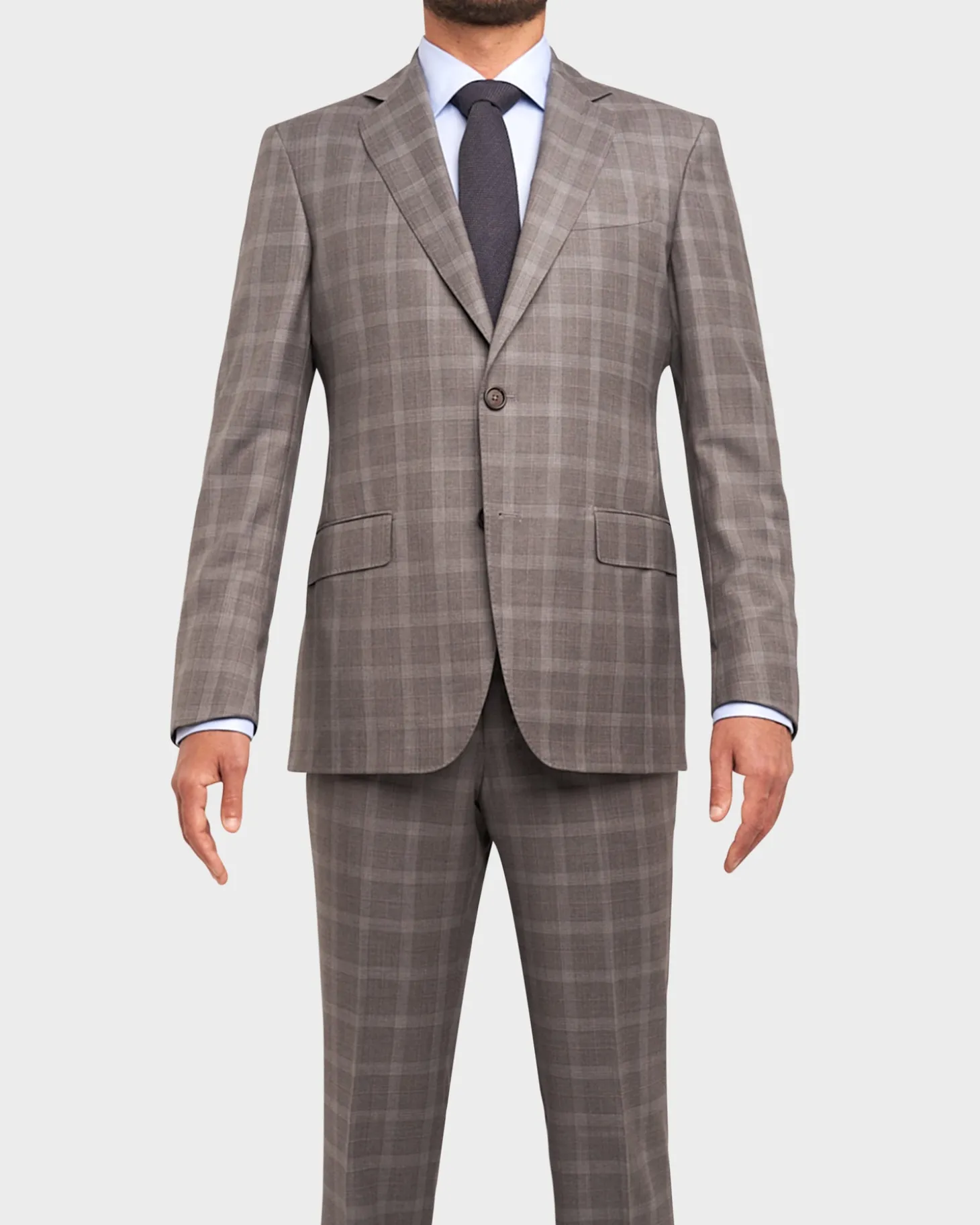 Grey Glen Check Suit