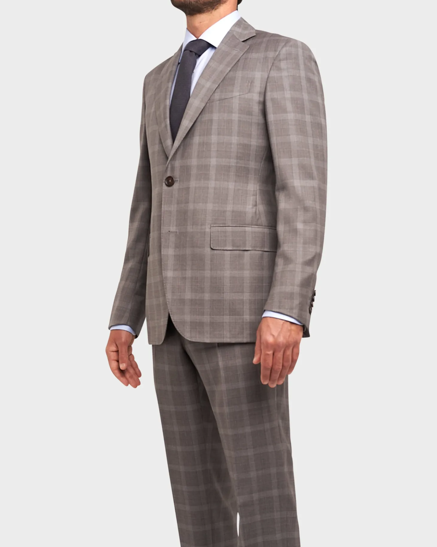 Grey Glen Check Suit