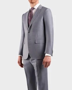 Grey Pin Stripe Suit