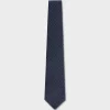 Indigo Patterned Cotton Tie