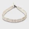 Large Zig Zag Sterling Silver Bracelet