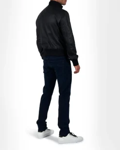 Leather Blouson Jacket