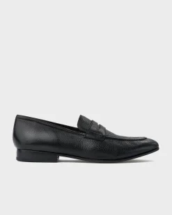 Ledley Black Deerskin Leather