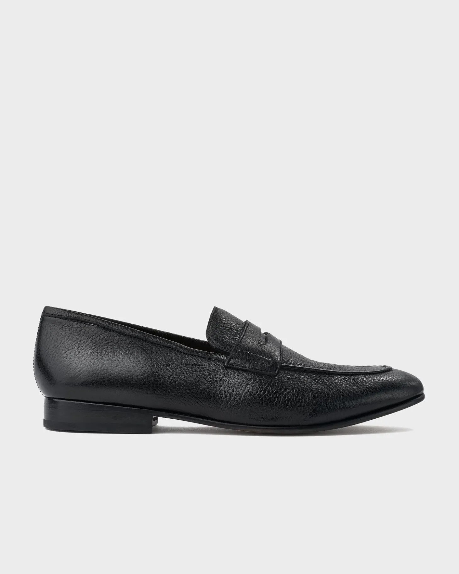 Ledley Black Deerskin Leather