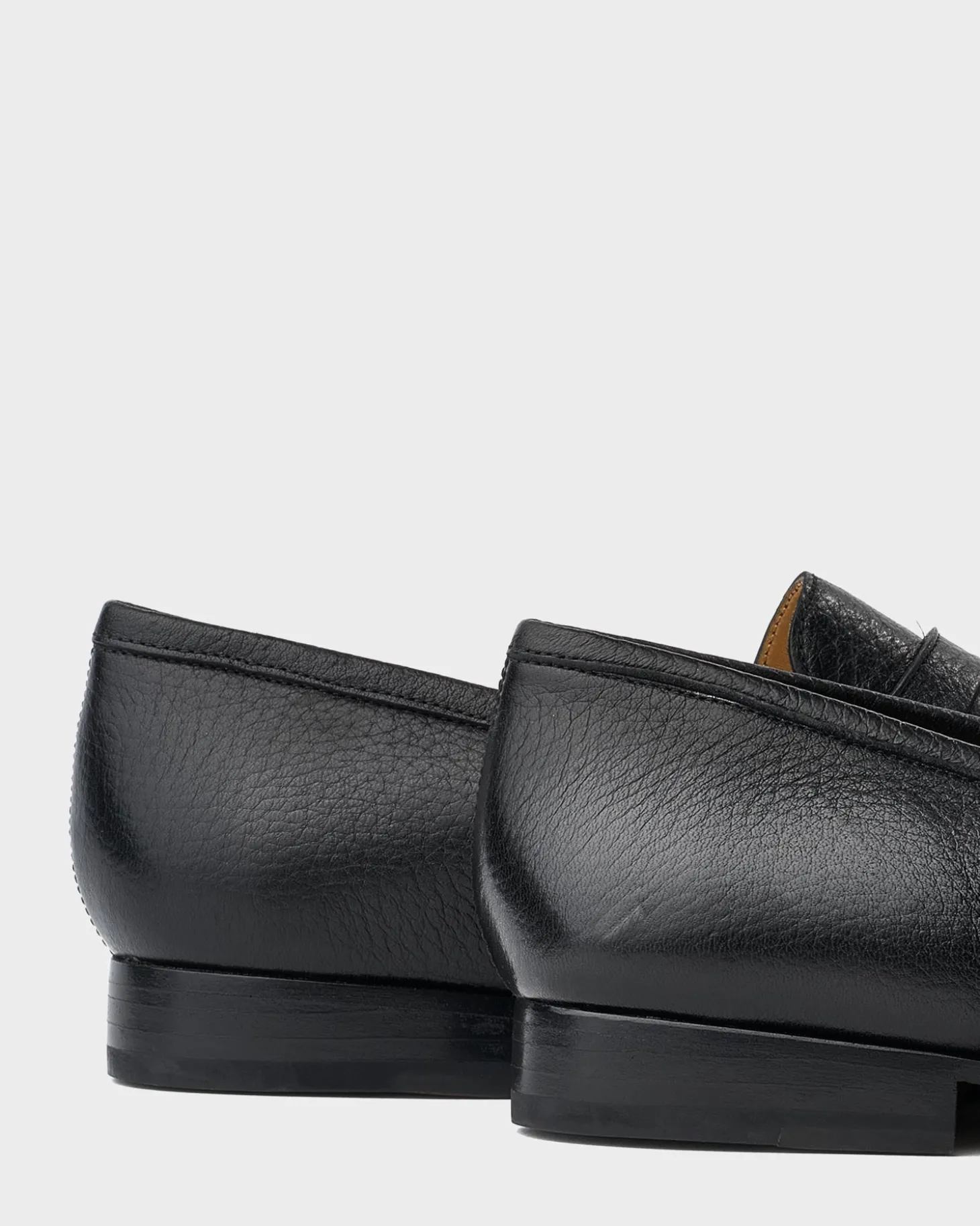 Ledley Black Deerskin Leather