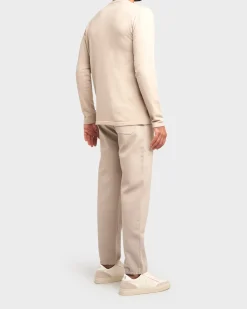 Light Beige Cashmere Wool Crew Sweater