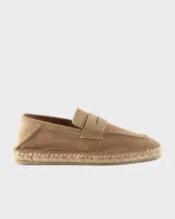 Light Beige Suede Valencia Espadrilles