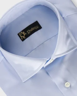 Light Blue Cotton French Cuff Shirt