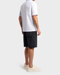 Light Blue Cotton Seersucker Shirt