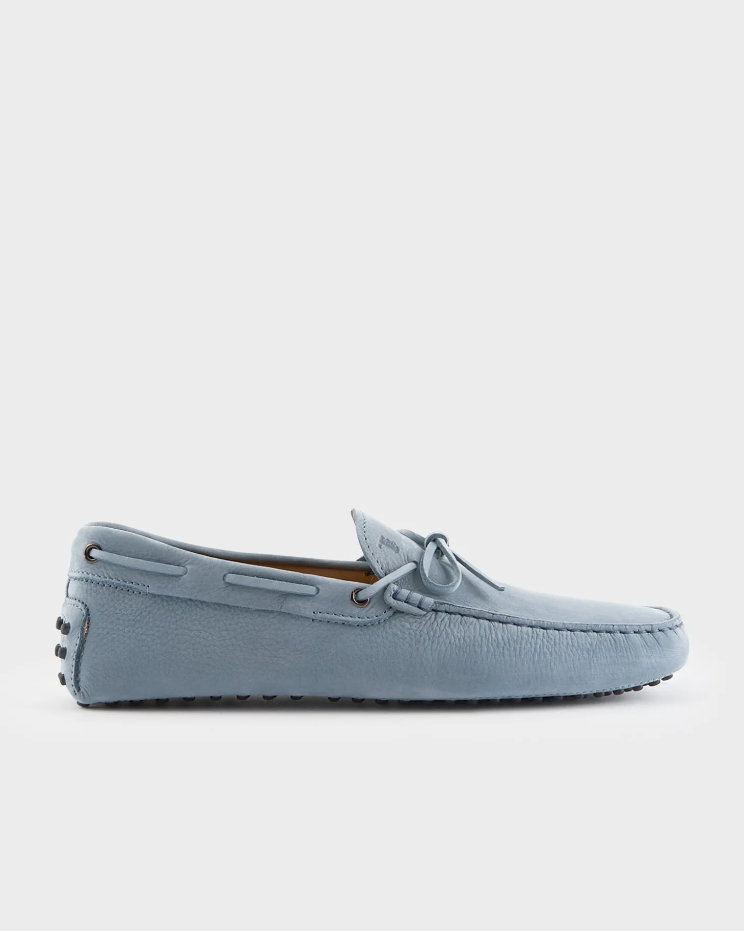 Light Blue Nubuck Gommino Driving Shoes