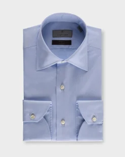 Light Blue Sea Island Cotton Shirt