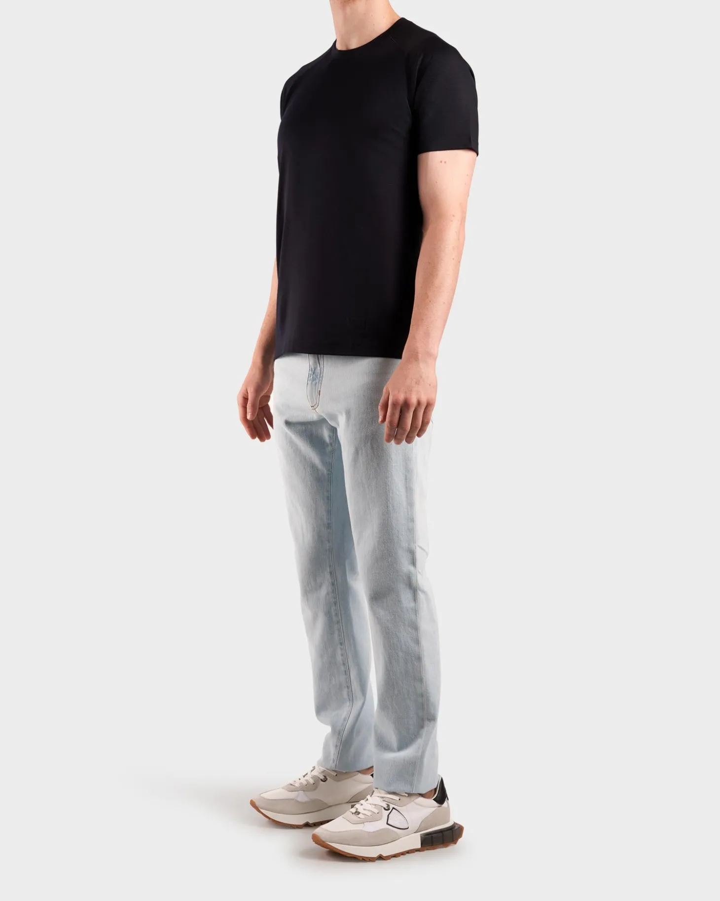 Light Blue Super Bleached Cotton City Jeans