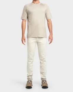 Light Ecru Cleveland Crop Jeans