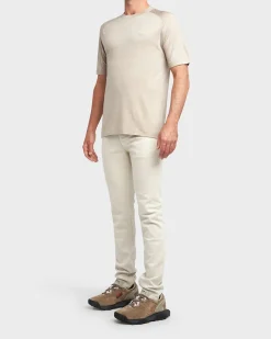 Light Ecru Cleveland Crop Jeans