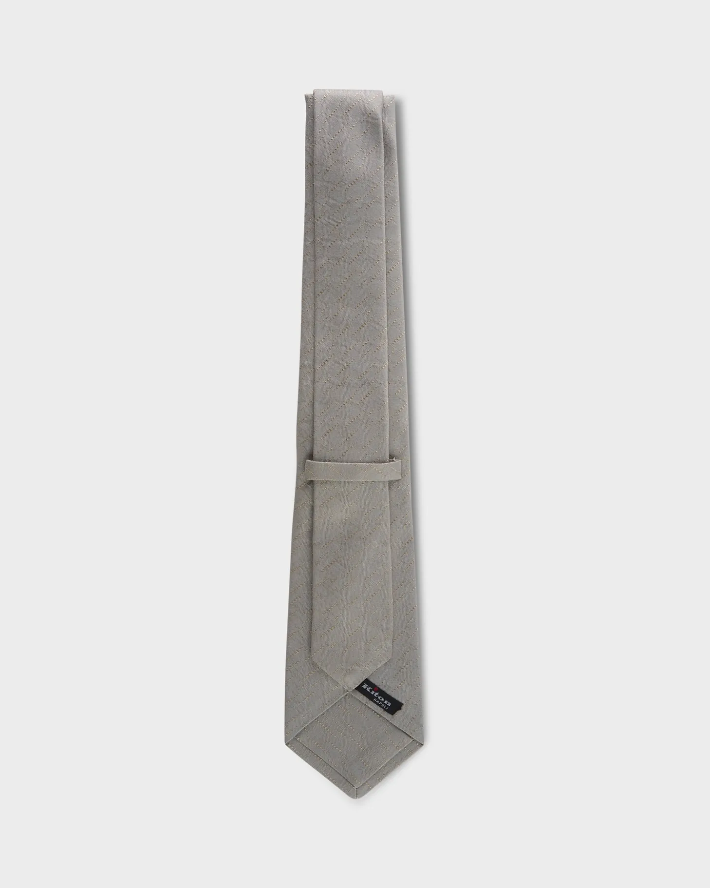 Light Iced Grey Silk Tie