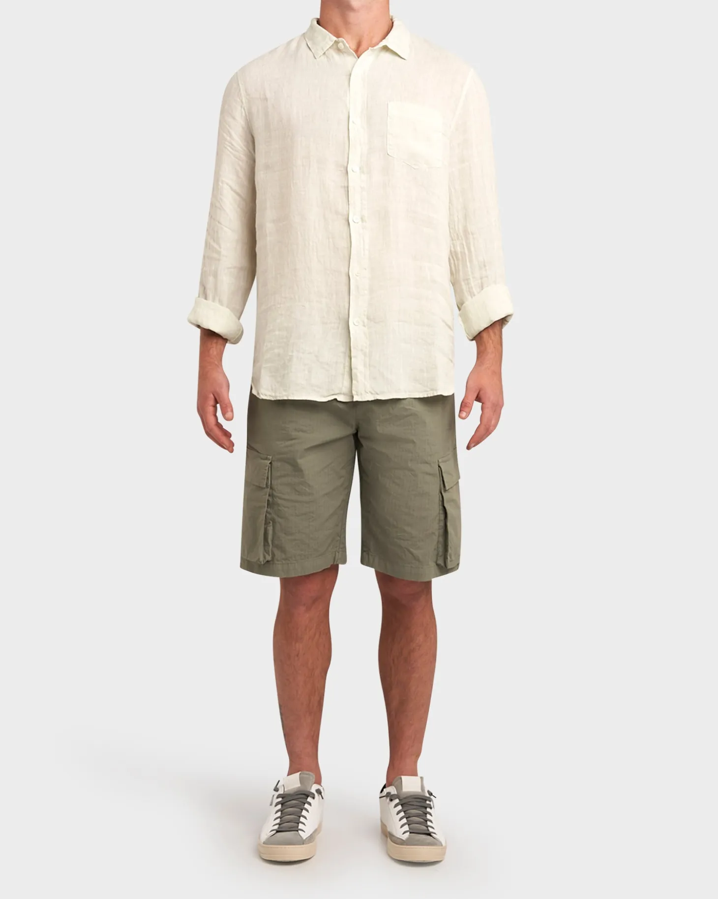 Light Lime Pure Linen Shirt