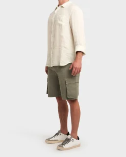 Light Lime Pure Linen Shirt