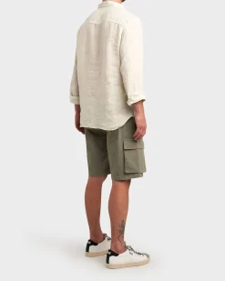 Light Lime Pure Linen Shirt