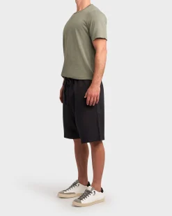 Light Olive Cotton Crew Neck T-Shirt
