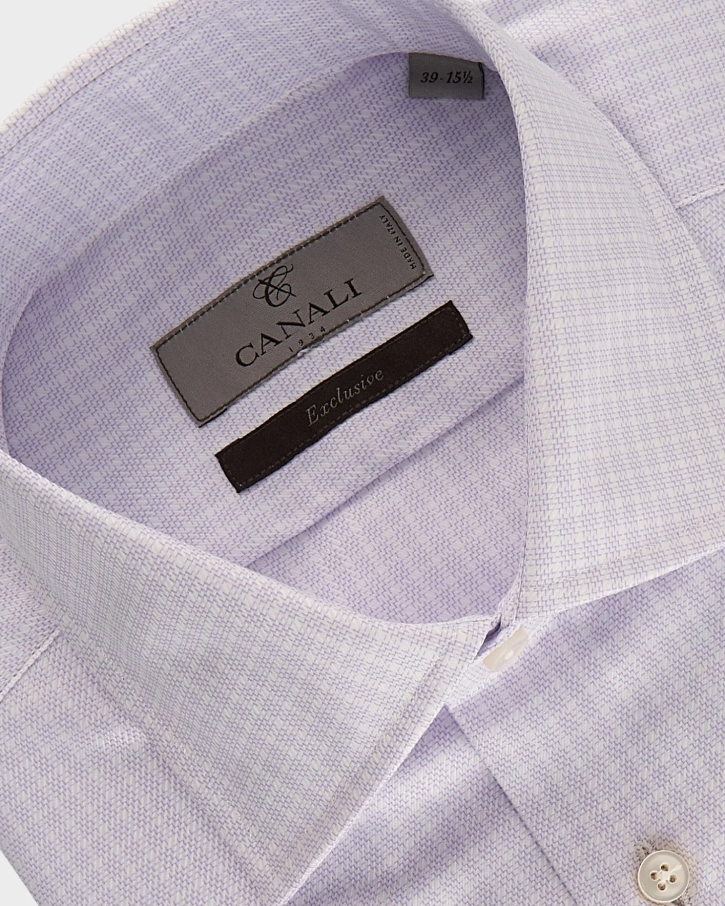Lilac And White Check Exclusive Cotton Shirt