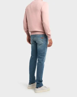 Mauve Cashmere Crew Neck Sweater