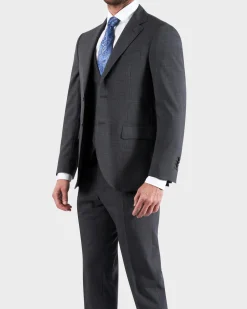 Micro Houndstooth Check 3 Piece Suit