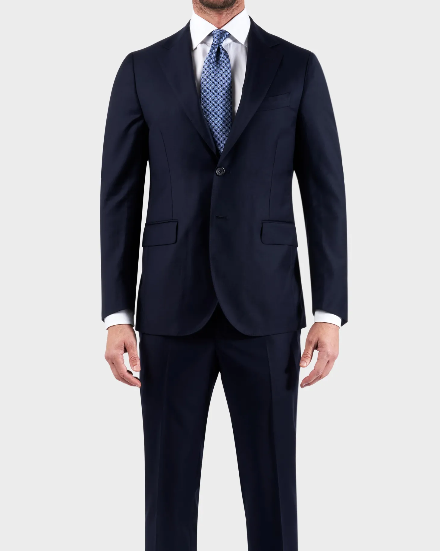 Midnight Blue Loro Piana Pure Wool Suit