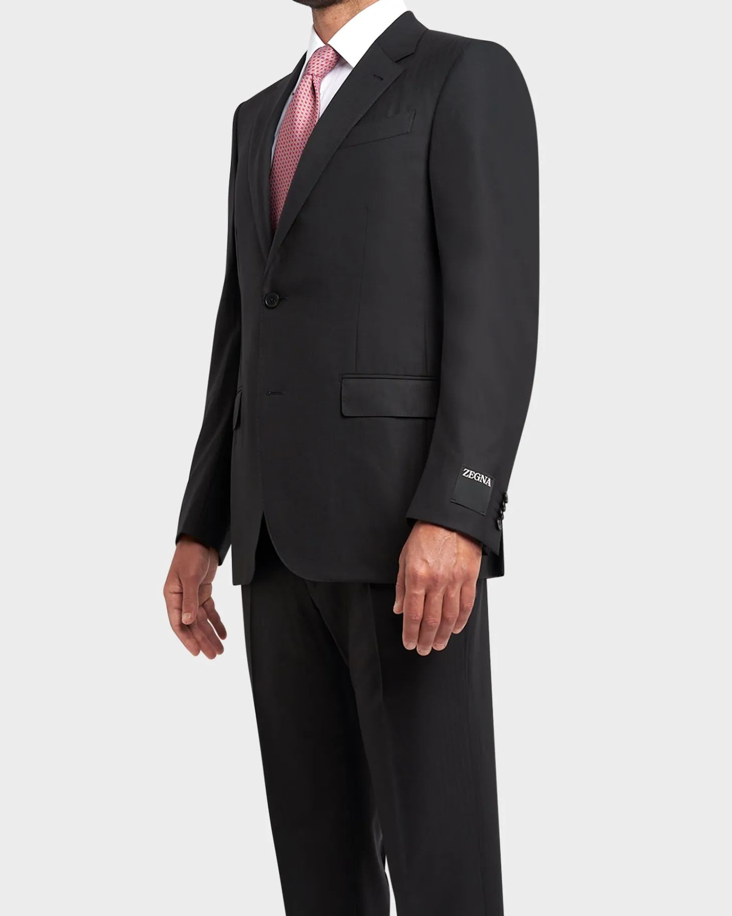 Midnight Blue Self Stripe 15Milmil15 Wool Suit