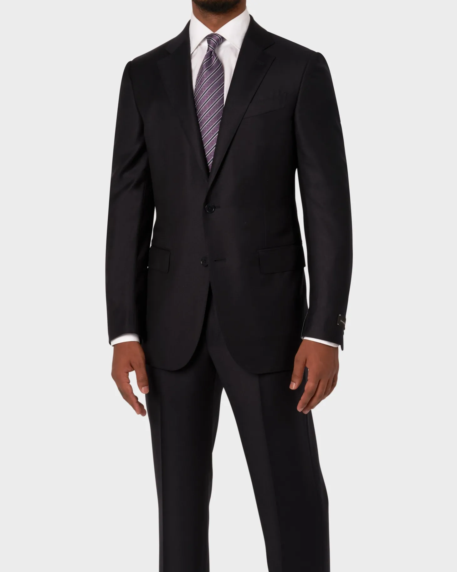 Midnight Blue Trofeo Wool Milano Model Suit