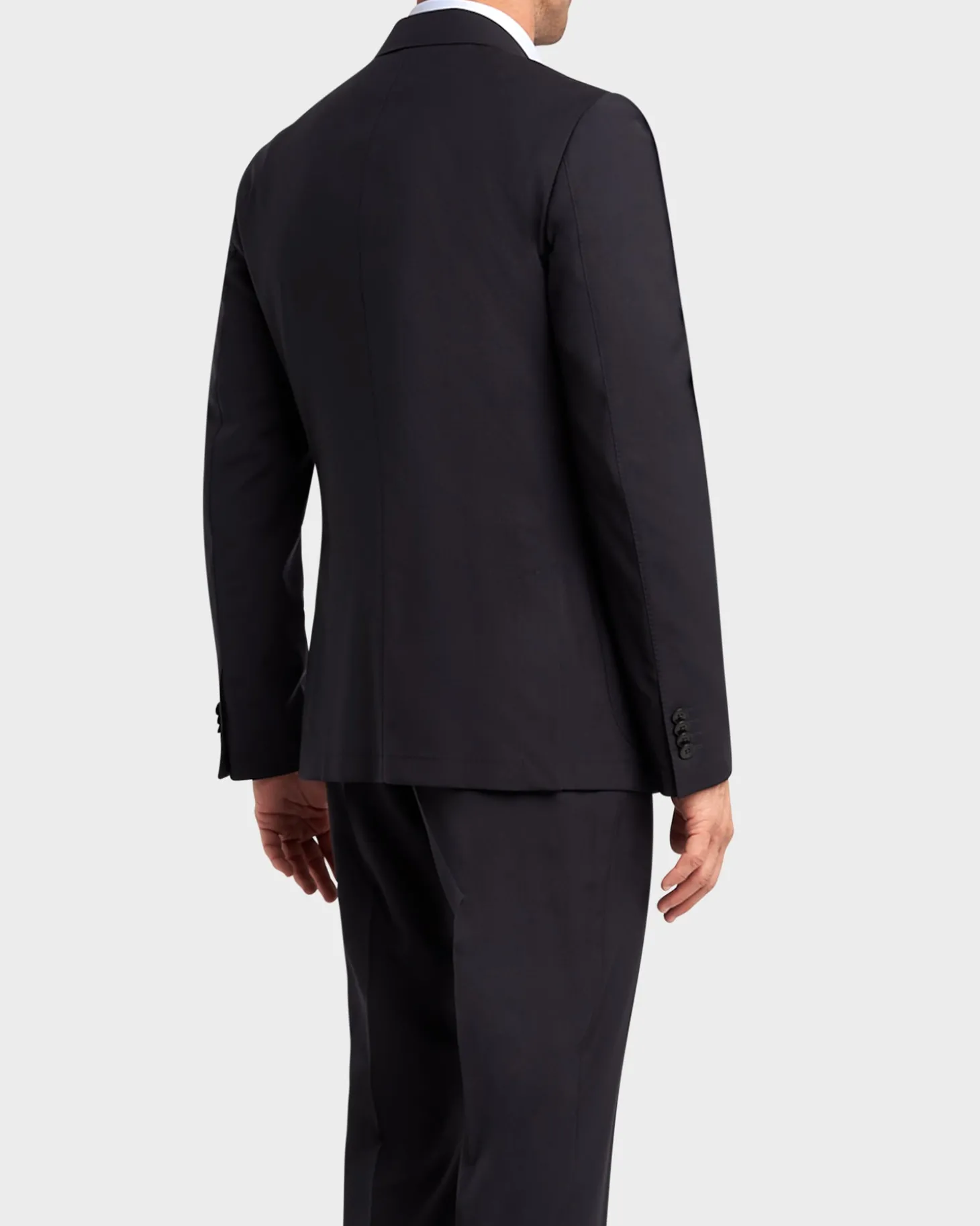 Midnight Blue Wash And Go Techmerino Wool Suit