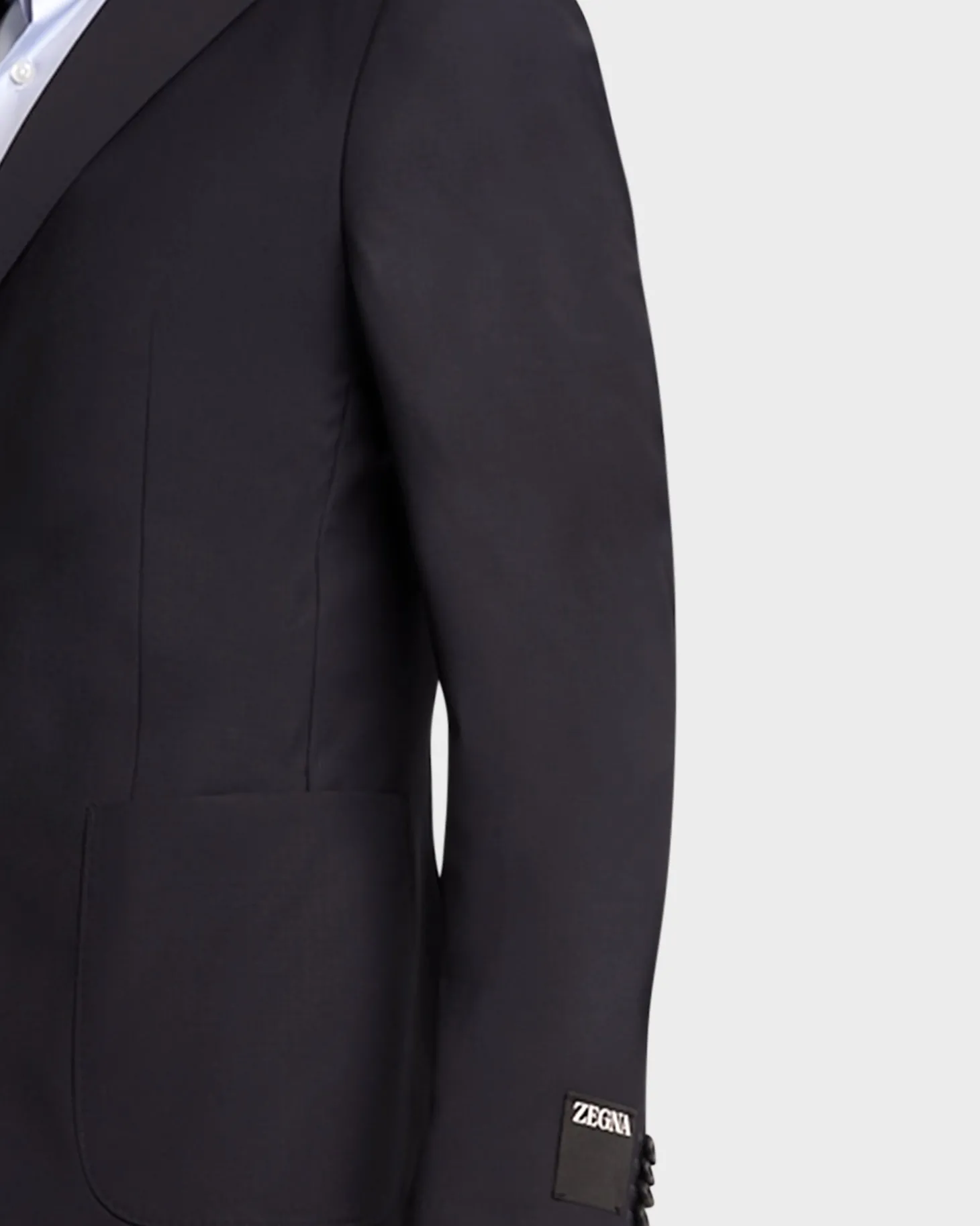 Midnight Blue Wash And Go Techmerino Wool Suit