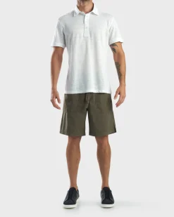Military Green Cotton Shorts