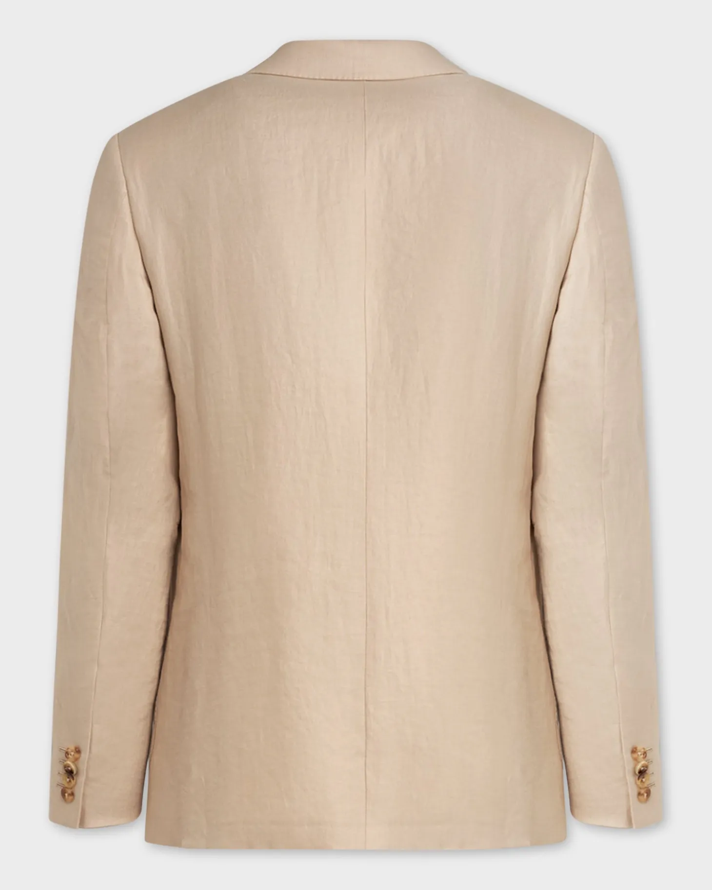 Natural Beige Linen Sports Jacket