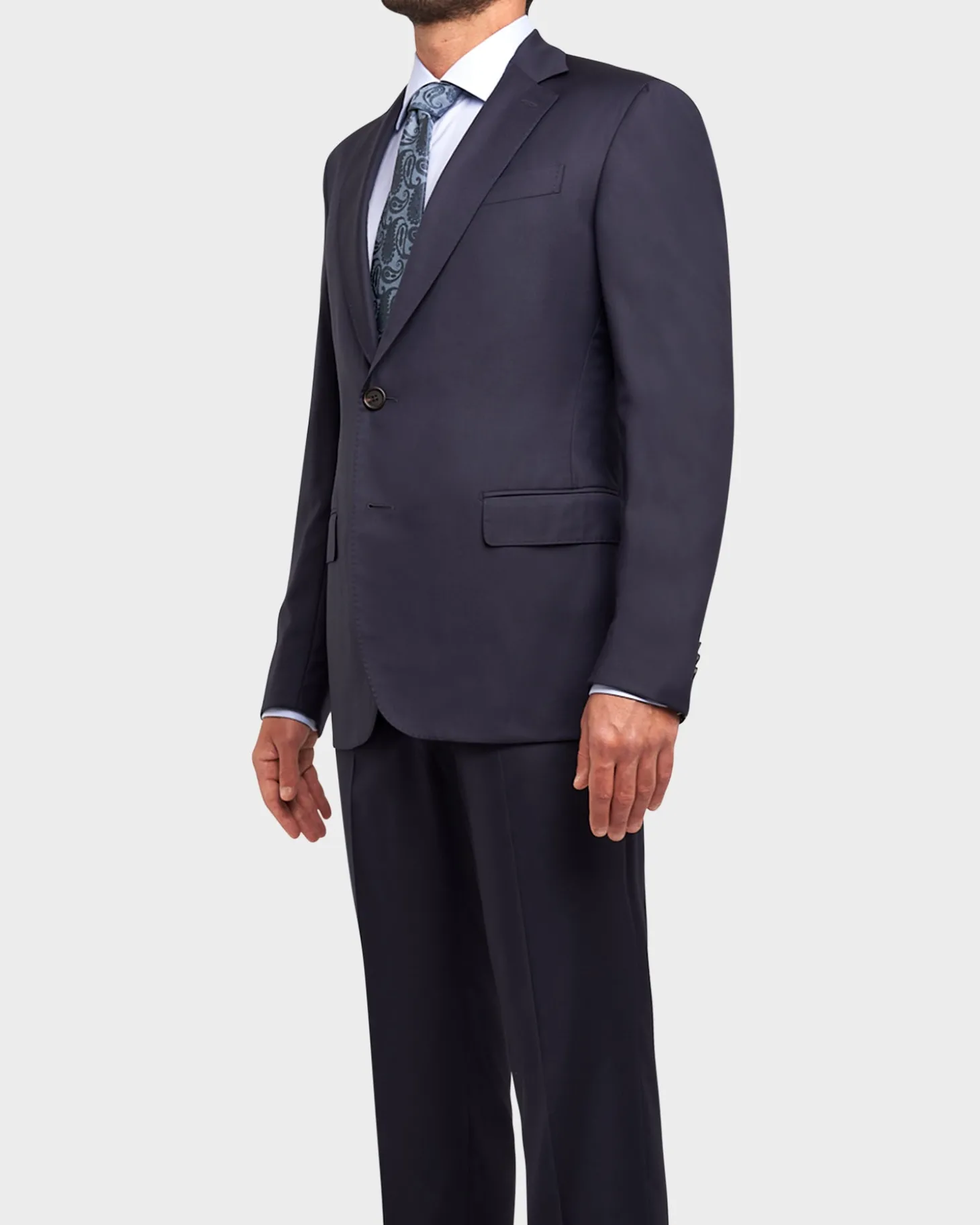 Navy Blue Super 150's Wool Suit