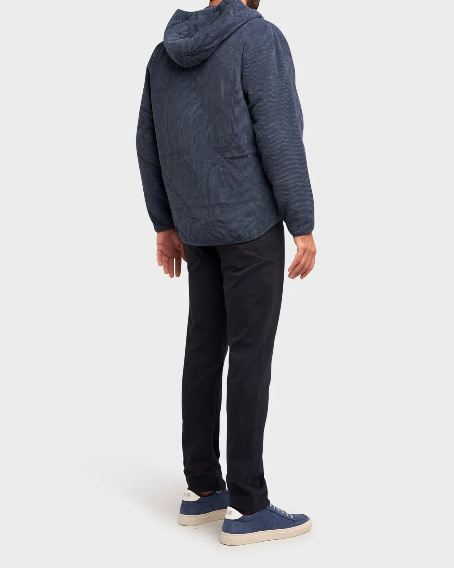 Navy Cotton Cord Jacket