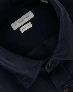 Navy Cotton Cord Shirt