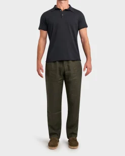 Navy Cotton Polo Shirt