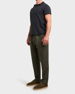 Navy Cotton Polo Shirt