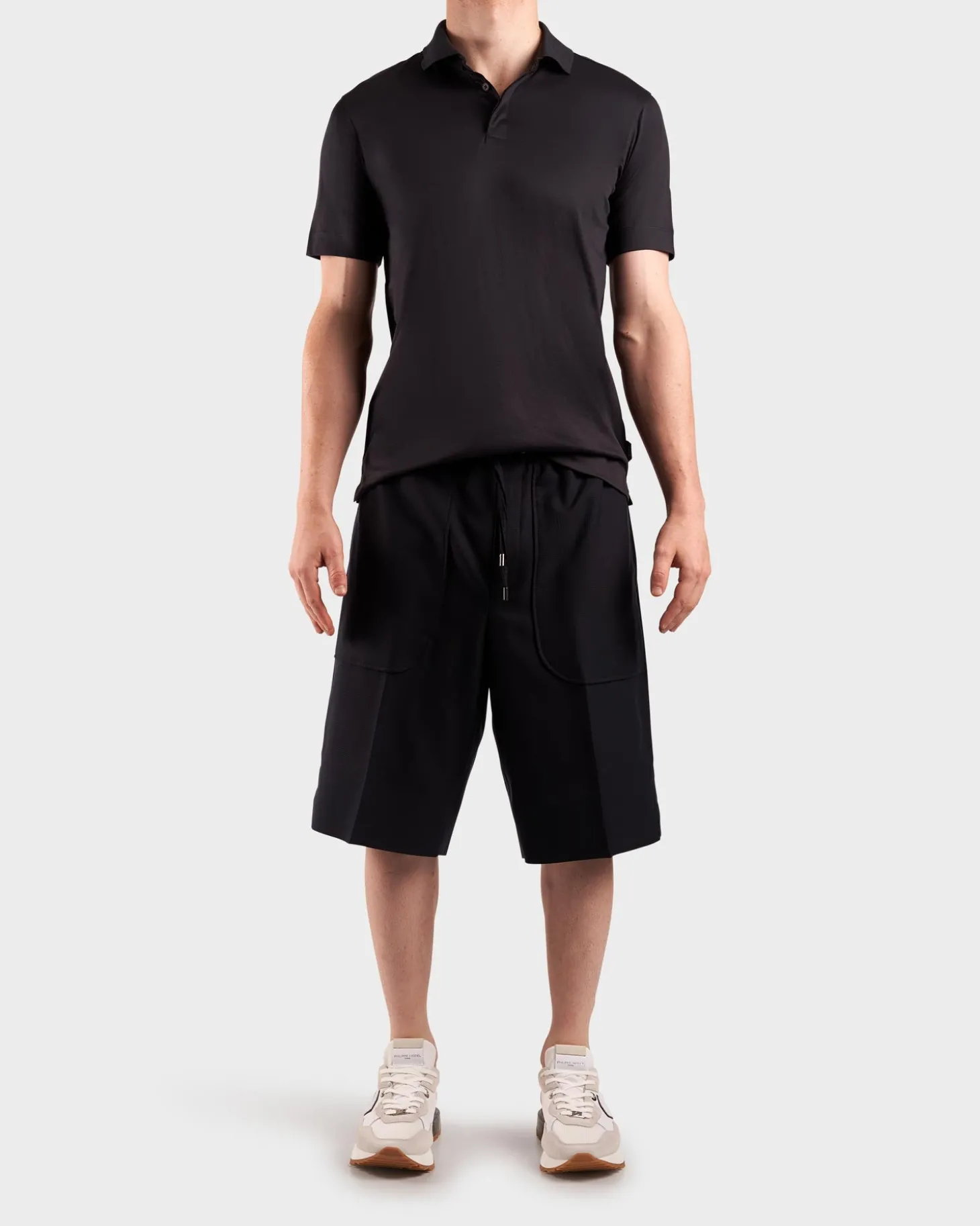 Navy Cotton Polo Shirt