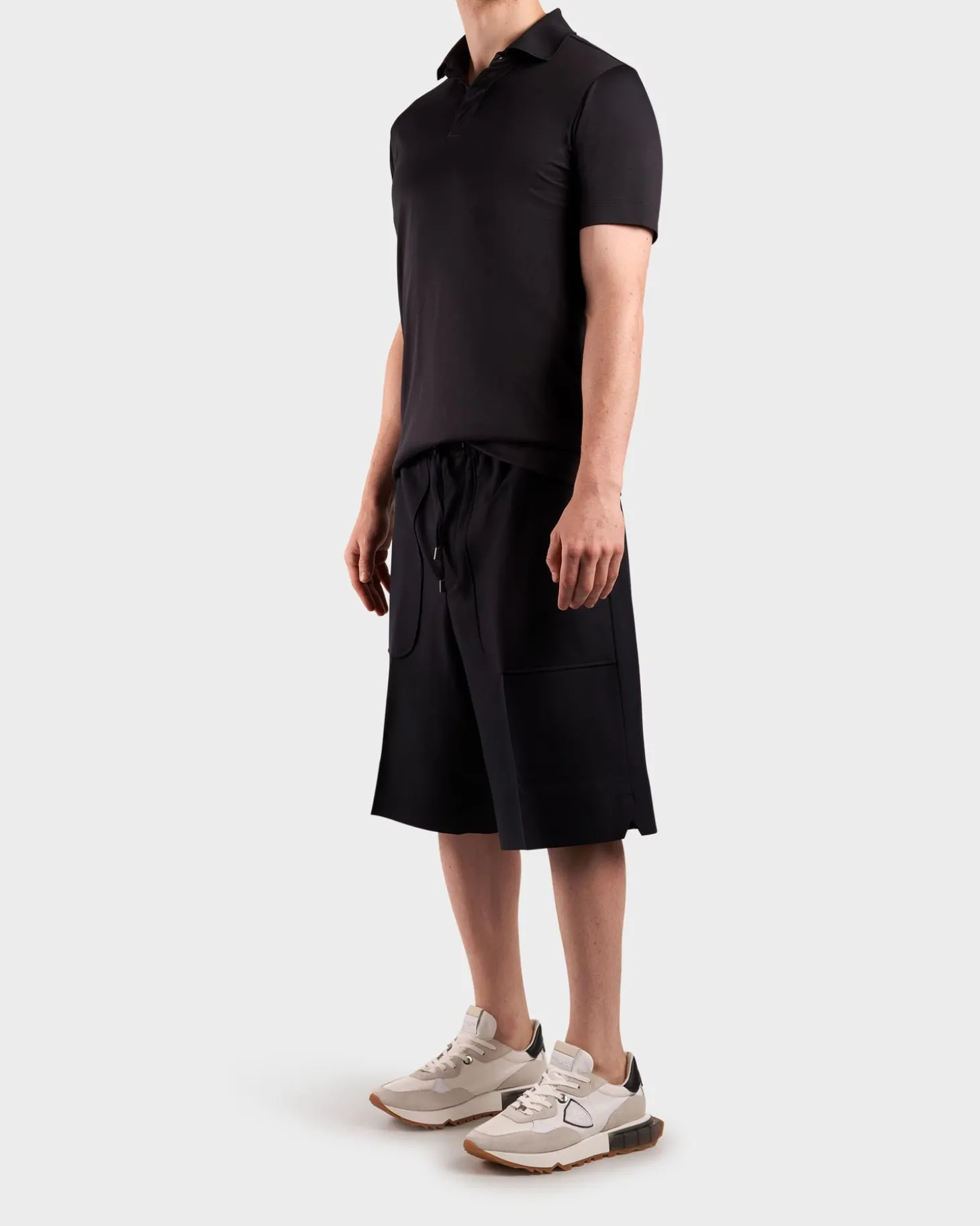 Navy Cotton Polo Shirt