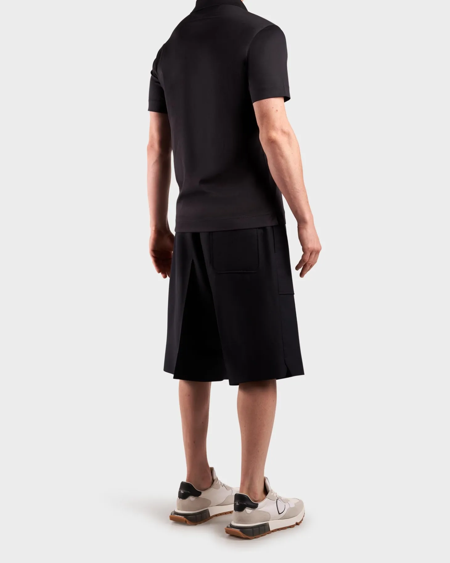 Navy Cotton Polo Shirt