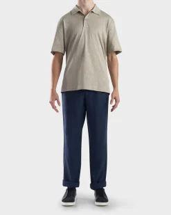 Navy Linen Trousers
