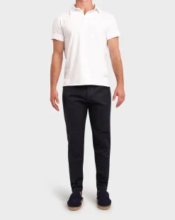 Navy New Barcelona Cotton Stretch Chinos