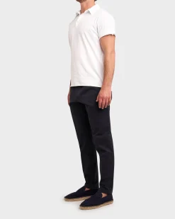 Navy New Barcelona Cotton Stretch Chinos