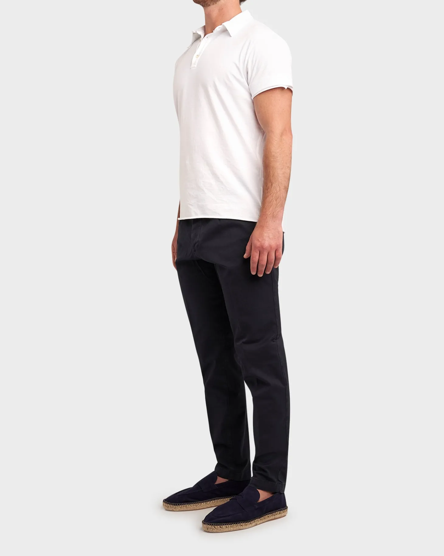 Navy New Barcelona Cotton Stretch Chinos