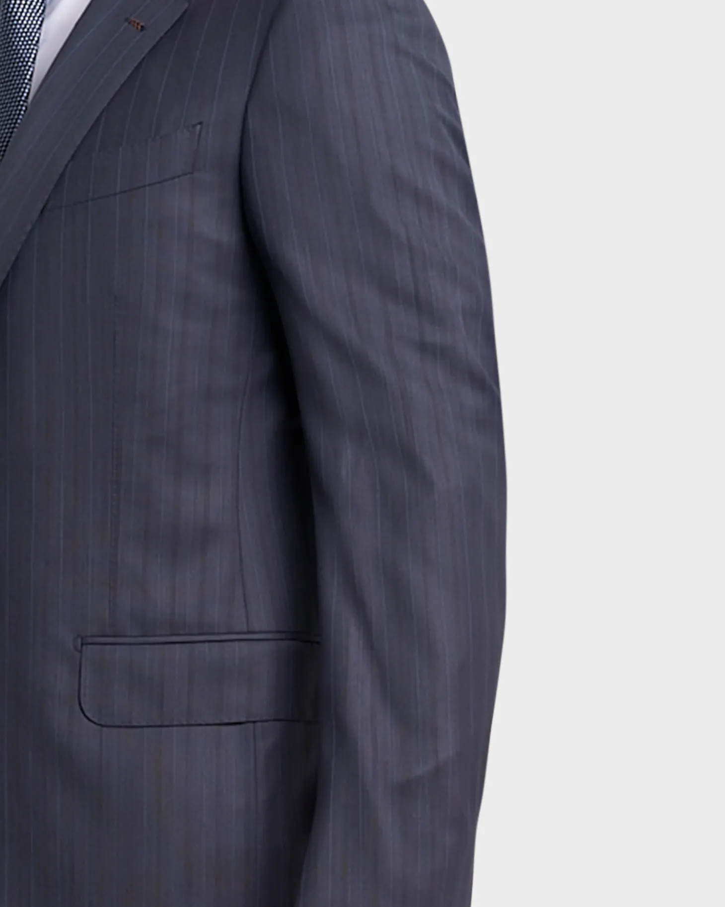 Navy Pinstripe Centoventimila Couture Suit
