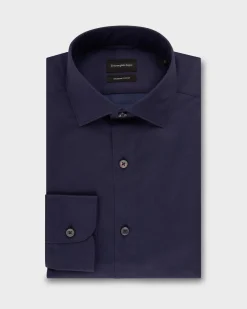 Navy Premium Cotton Shirt